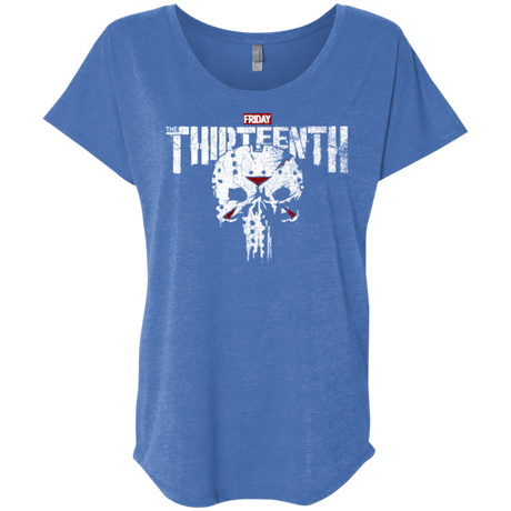 T-Shirts Vintage Royal / X-Small Punish The Campers Triblend Dolman Sleeve