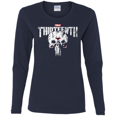 T-Shirts Navy / S Punish The Campers Women's Long Sleeve T-Shirt