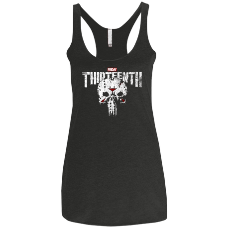 T-Shirts Vintage Black / X-Small Punish The Campers Women's Triblend Racerback Tank