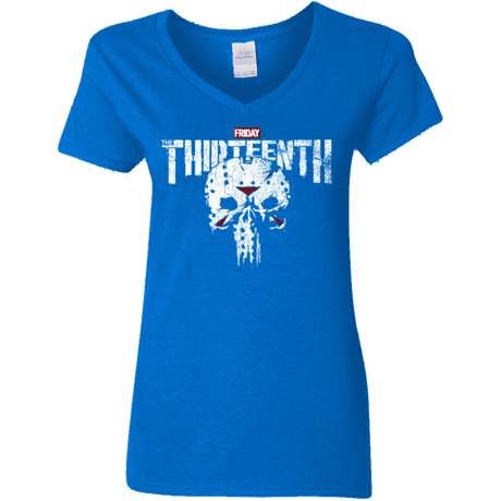 T-Shirts Royal / S Punish The Campers Women's V-Neck T-Shirt