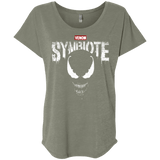 T-Shirts Venetian Grey / X-Small Punish The Spider Triblend Dolman Sleeve