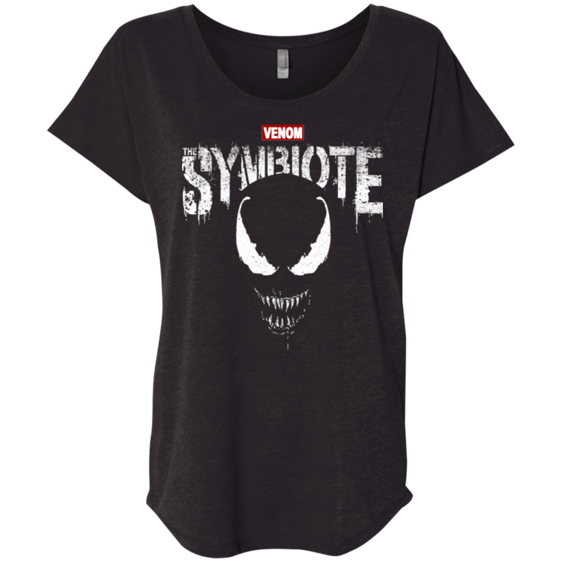 T-Shirts Vintage Black / X-Small Punish The Spider Triblend Dolman Sleeve