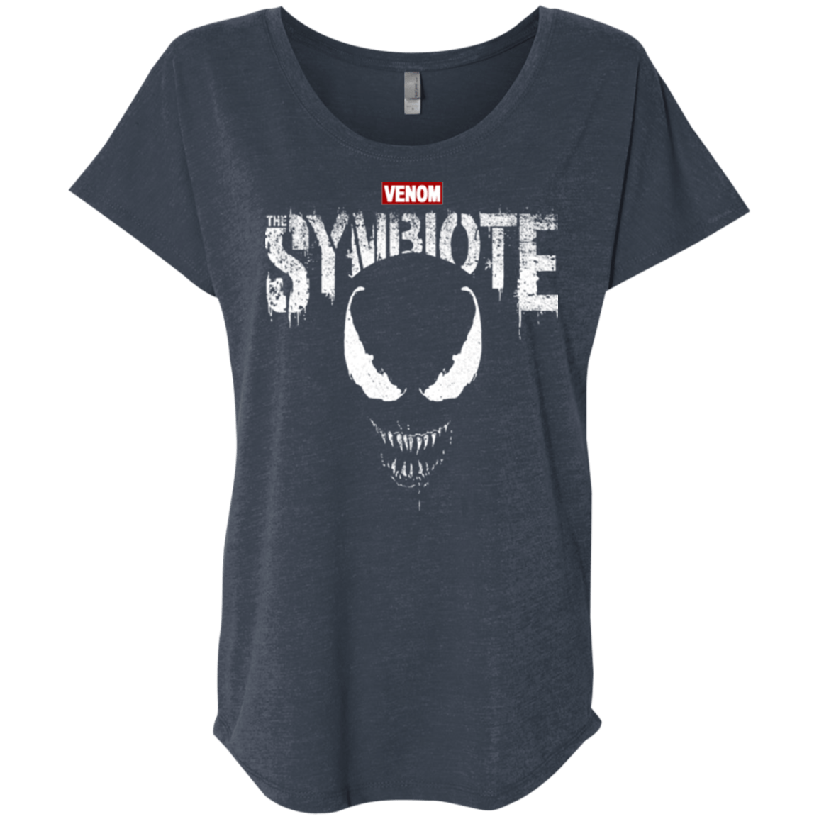 T-Shirts Vintage Navy / X-Small Punish The Spider Triblend Dolman Sleeve