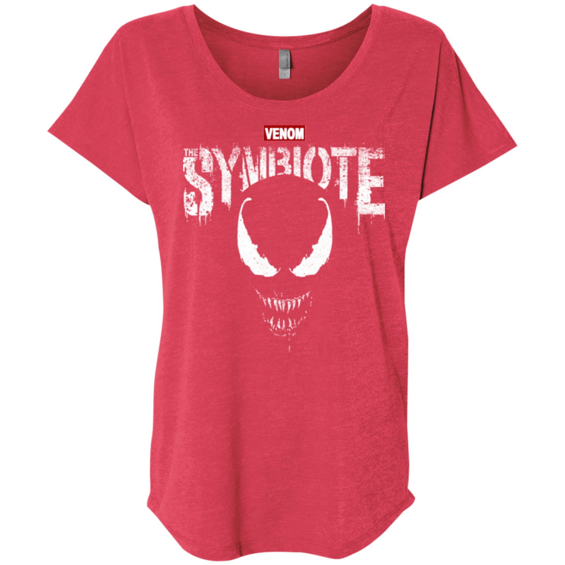 T-Shirts Vintage Red / X-Small Punish The Spider Triblend Dolman Sleeve