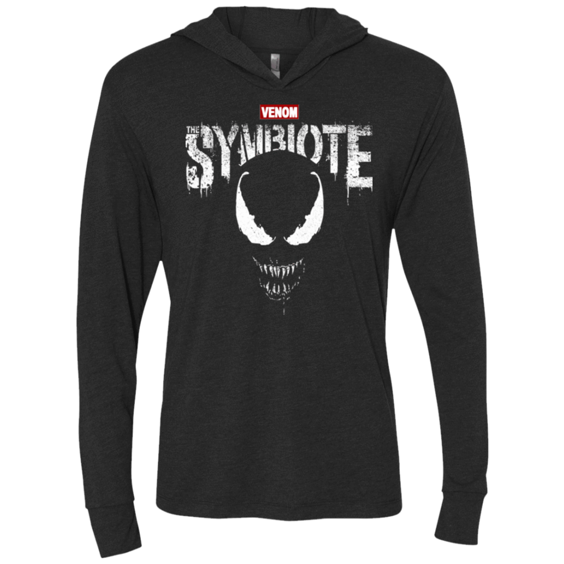 T-Shirts Vintage Black / X-Small Punish The Spider Triblend Long Sleeve Hoodie Tee