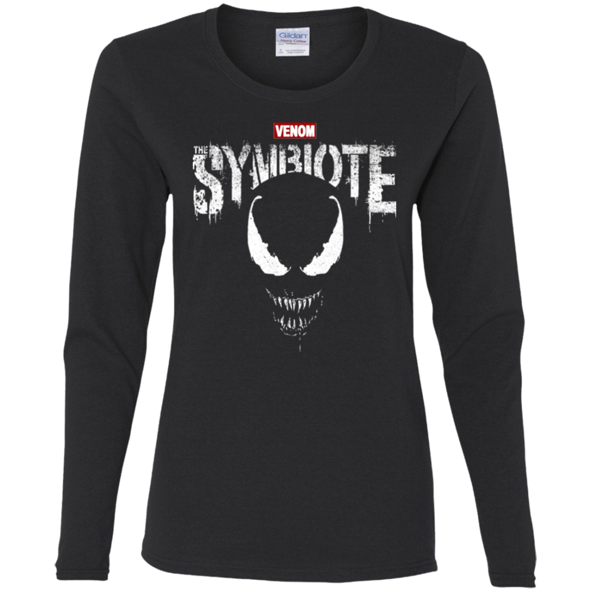 T-Shirts Black / S Punish The Spider Women's Long Sleeve T-Shirt