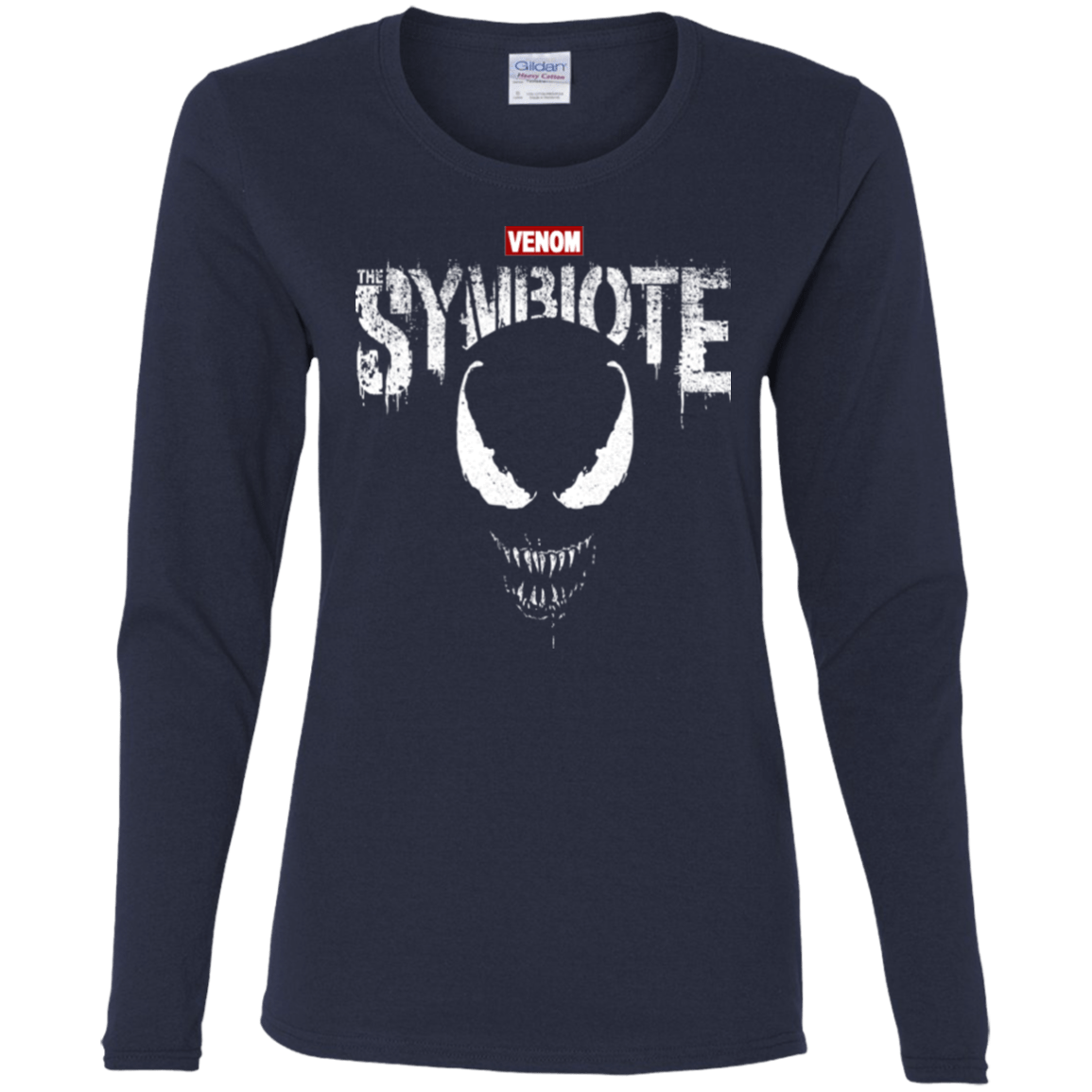 T-Shirts Navy / S Punish The Spider Women's Long Sleeve T-Shirt