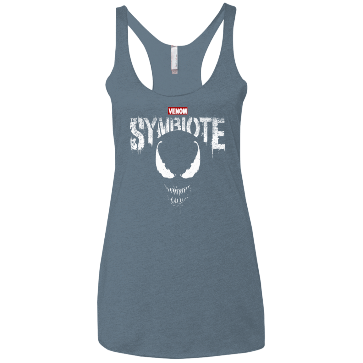 T-Shirts Indigo / X-Small Punish The Spider Women's Triblend Racerback Tank