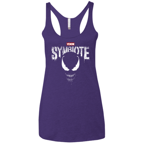 T-Shirts Purple Rush / X-Small Punish The Spider Women's Triblend Racerback Tank