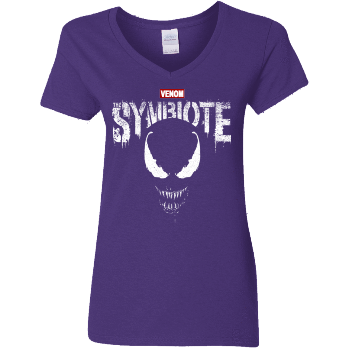 T-Shirts Purple / S Punish The Spider Women's V-Neck T-Shirt