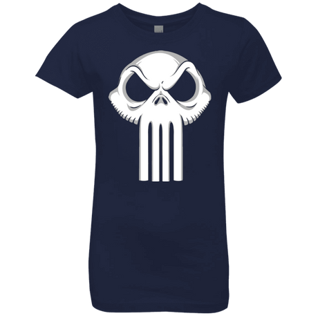 T-Shirts Midnight Navy / YXS Punisher King Girls Premium T-Shirt
