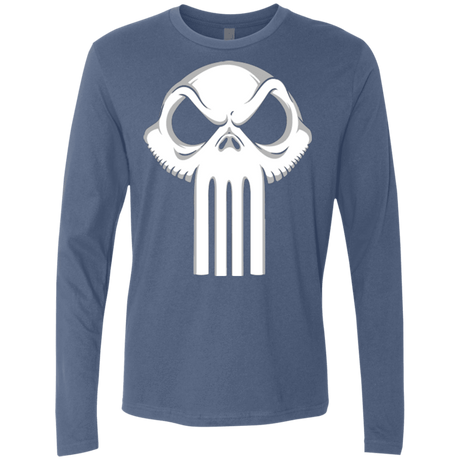 T-Shirts Indigo / Small Punisher King Men's Premium Long Sleeve