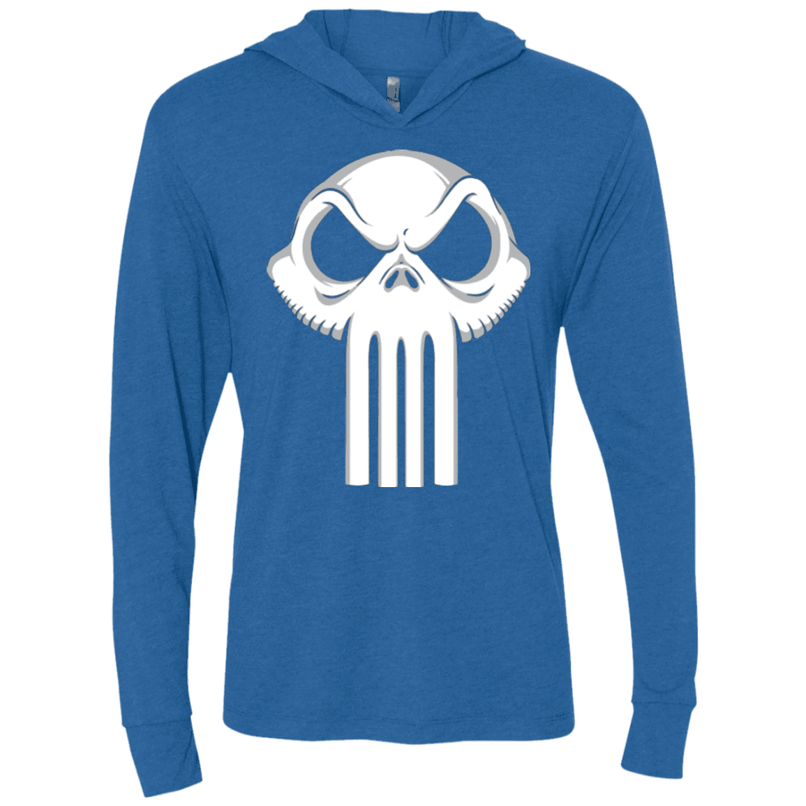 T-Shirts Vintage Royal / X-Small Punisher King Triblend Long Sleeve Hoodie Tee