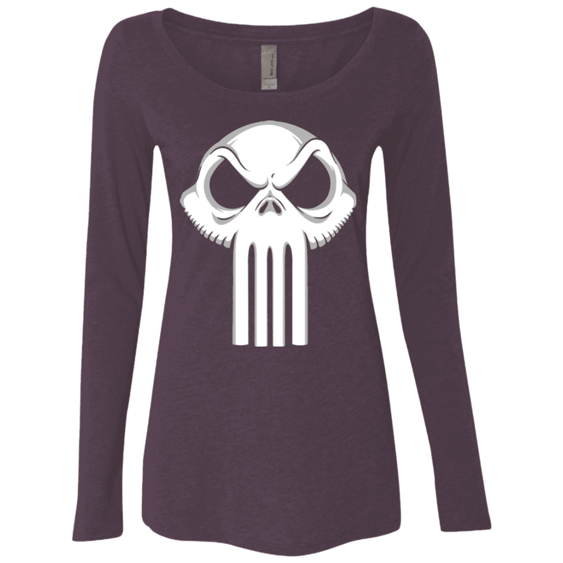 T-Shirts Vintage Purple / Small Punisher King Women's Triblend Long Sleeve Shirt