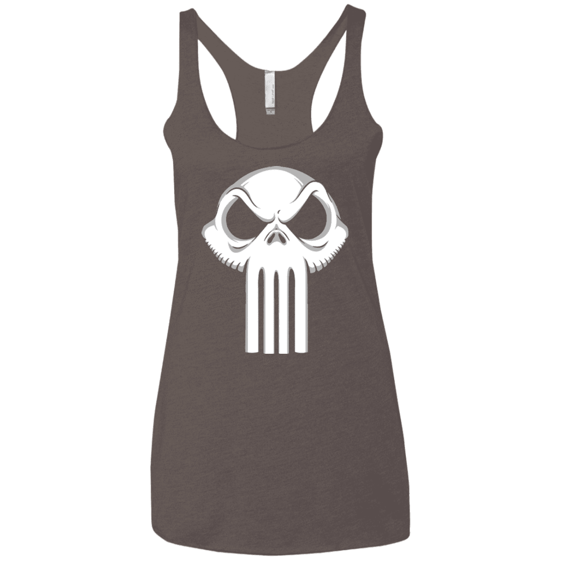 T-Shirts Macchiato / X-Small Punisher King Women's Triblend Racerback Tank