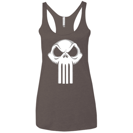 T-Shirts Macchiato / X-Small Punisher King Women's Triblend Racerback Tank