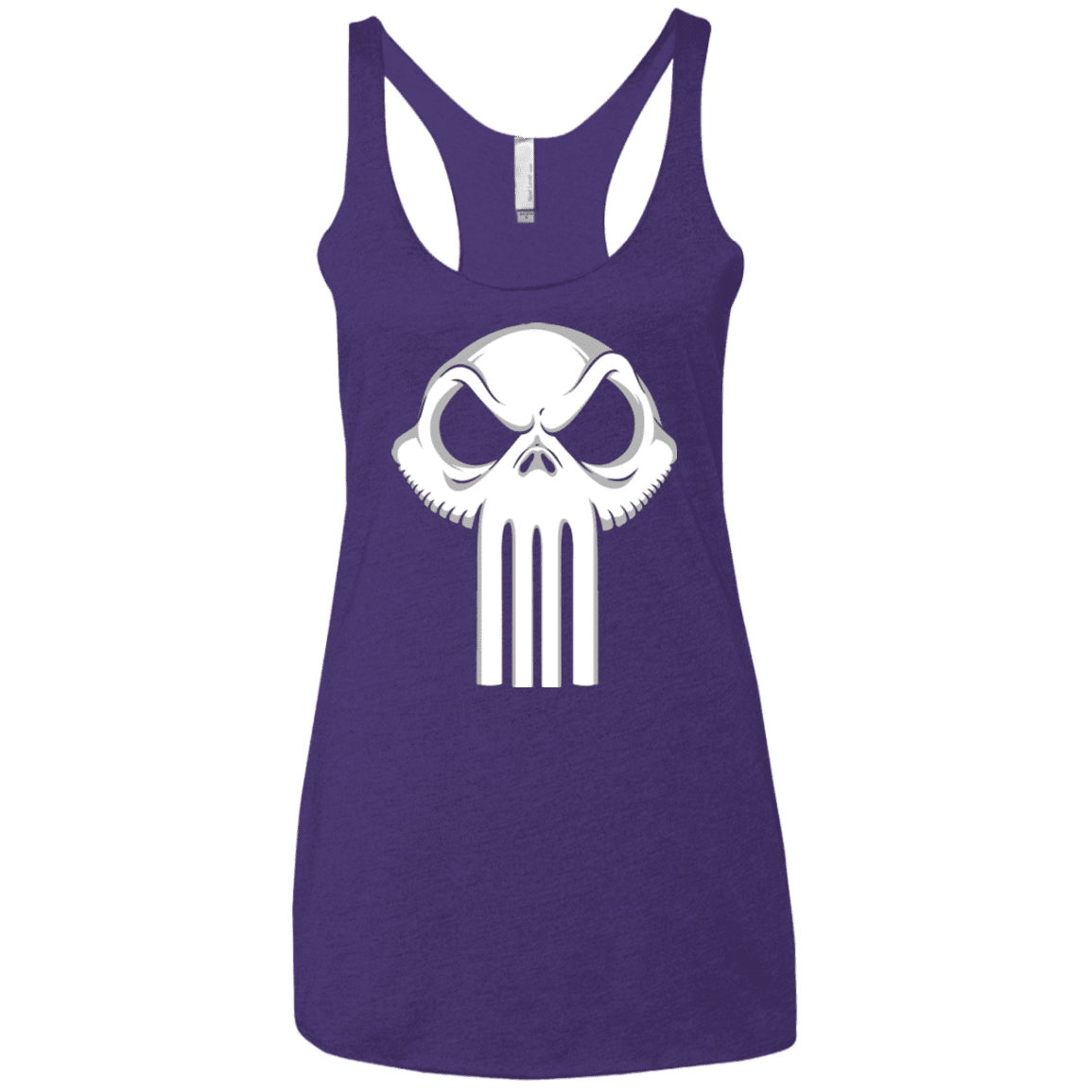 T-Shirts Purple / X-Small Punisher King Women's Triblend Racerback Tank