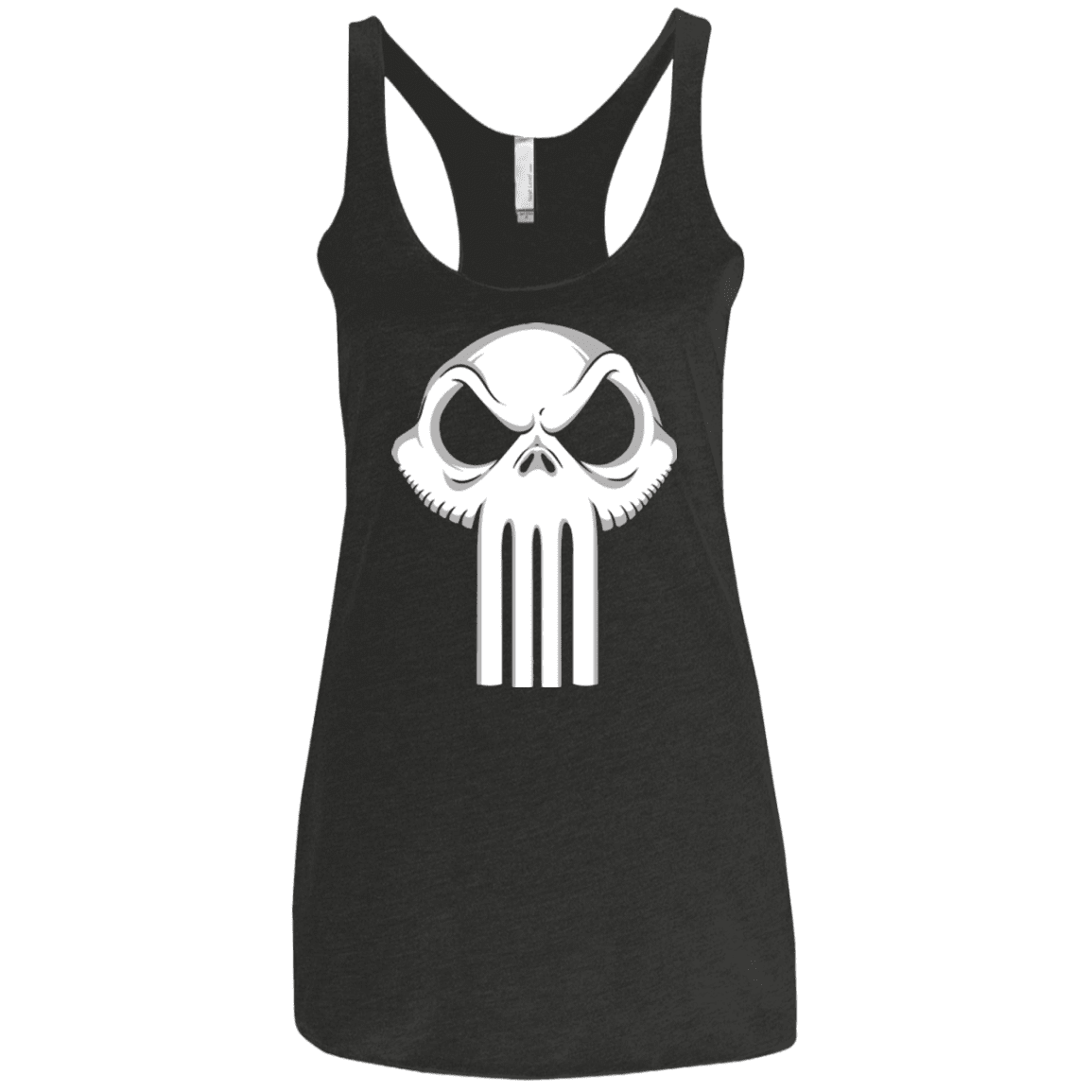 T-Shirts Vintage Black / X-Small Punisher King Women's Triblend Racerback Tank