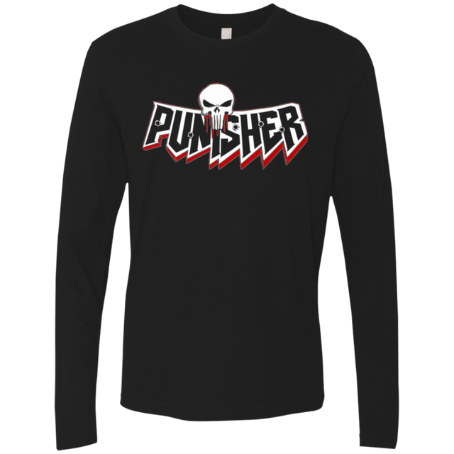 T-Shirts Black / Small Punisher Men's Premium Long Sleeve