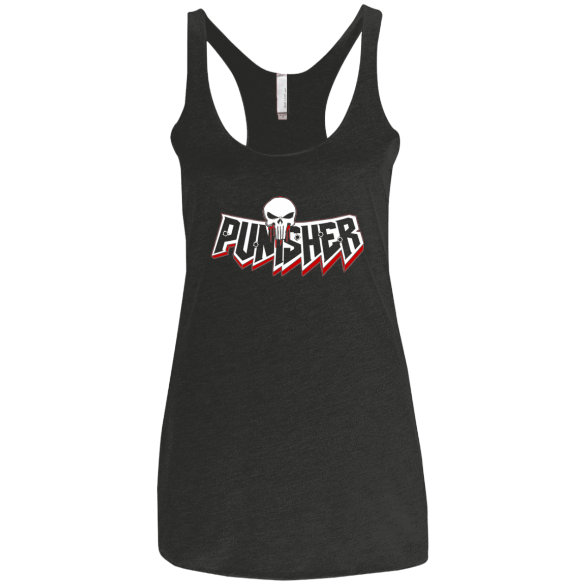 T-Shirts Vintage Black / X-Small Punisher Women's Triblend Racerback Tank
