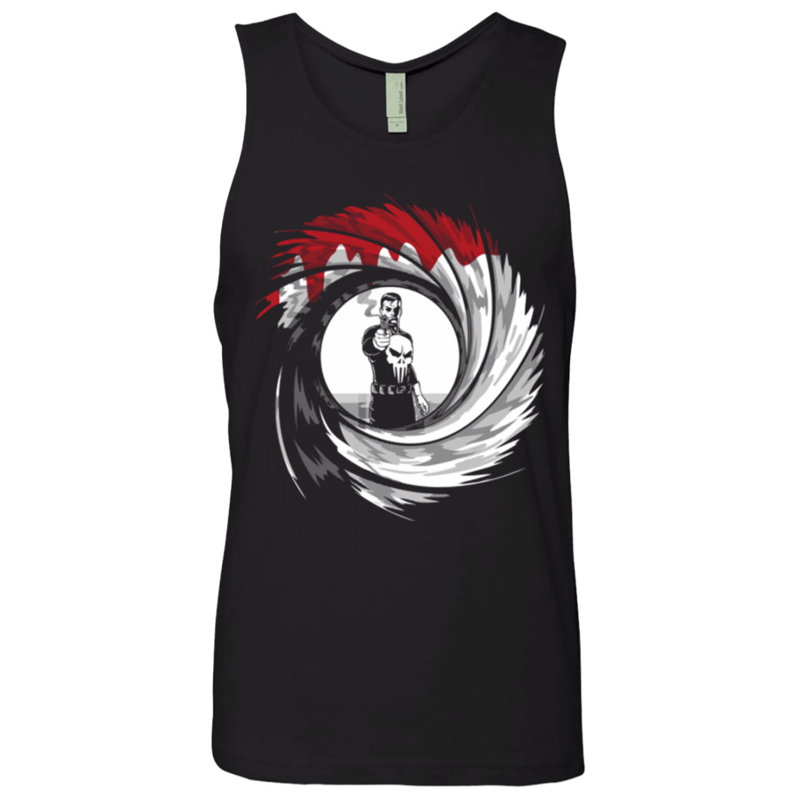 T-Shirts Black / Small Punishment Shot Men's Premium Tank Top
