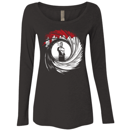 T-Shirts Vintage Black / Small Punishment Shot Women's Triblend Long Sleeve Shirt
