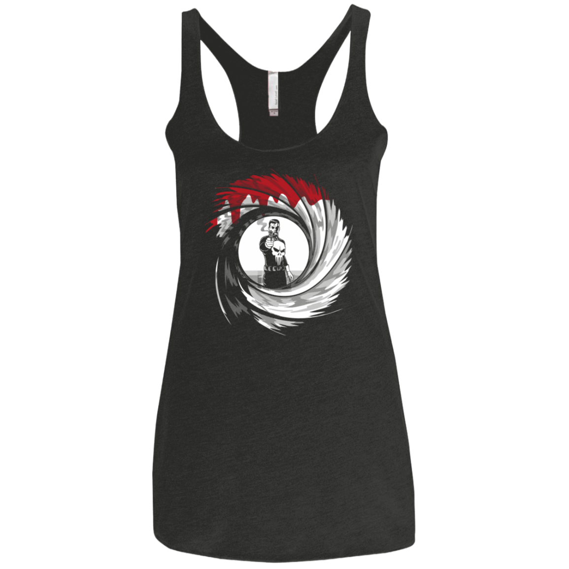 T-Shirts Vintage Black / X-Small Punishment Shot Women's Triblend Racerback Tank