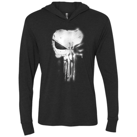 T-Shirts Vintage Black / X-Small Punishment Triblend Long Sleeve Hoodie Tee