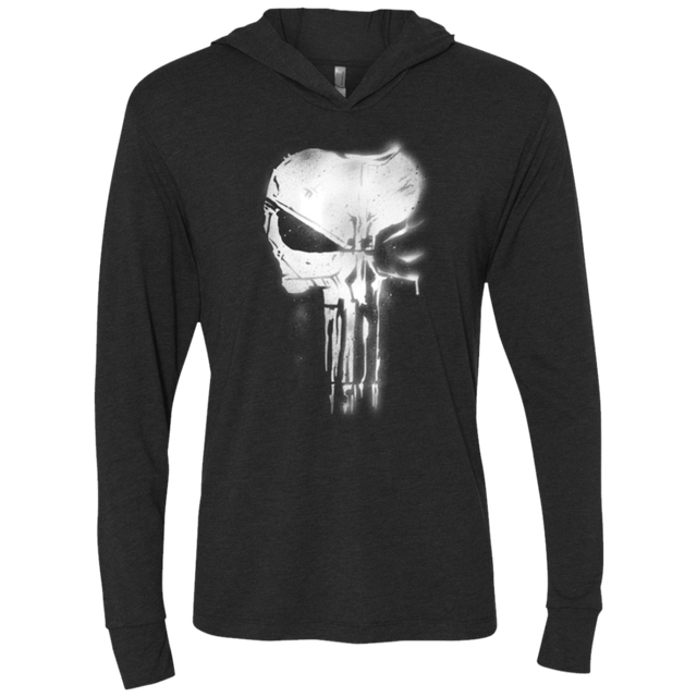 T-Shirts Vintage Black / X-Small Punishment Triblend Long Sleeve Hoodie Tee