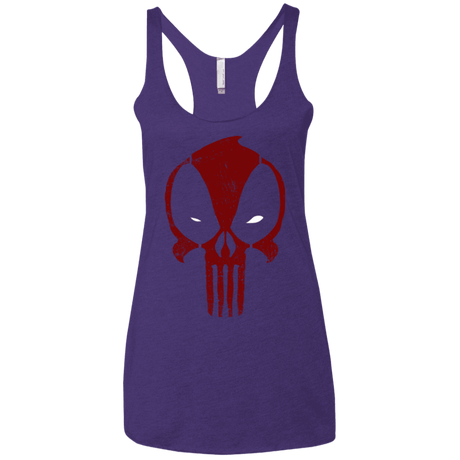 T-Shirts Purple / X-Small Punishpool Women's Triblend Racerback Tank