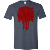 T-Shirts Heather Navy / S Punishurdock Men's Semi-Fitted Softstyle