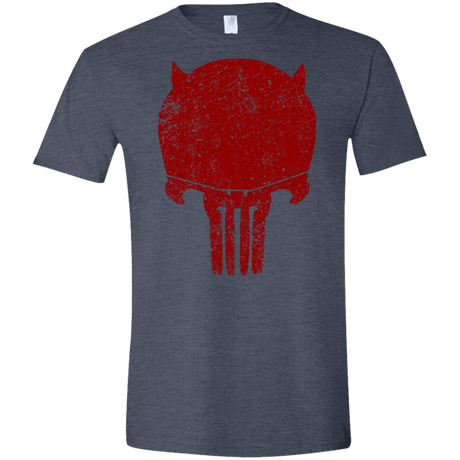 T-Shirts Heather Navy / S Punishurdock Men's Semi-Fitted Softstyle