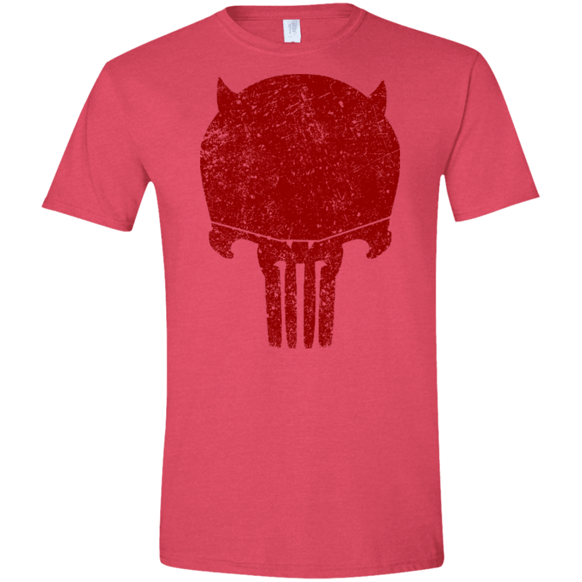 T-Shirts Heather Red / S Punishurdock Men's Semi-Fitted Softstyle