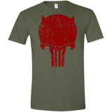 T-Shirts Military Green / S Punishurdock Men's Semi-Fitted Softstyle