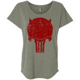 T-Shirts Venetian Grey / X-Small Punishurdock Triblend Dolman Sleeve