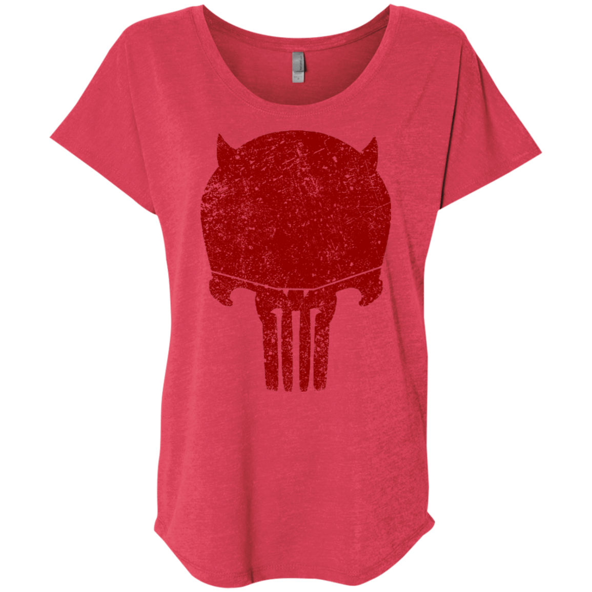 T-Shirts Vintage Red / X-Small Punishurdock Triblend Dolman Sleeve