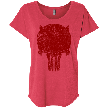 T-Shirts Vintage Red / X-Small Punishurdock Triblend Dolman Sleeve