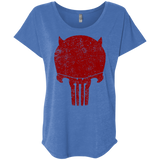 T-Shirts Vintage Royal / X-Small Punishurdock Triblend Dolman Sleeve