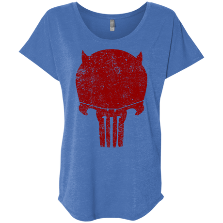 T-Shirts Vintage Royal / X-Small Punishurdock Triblend Dolman Sleeve