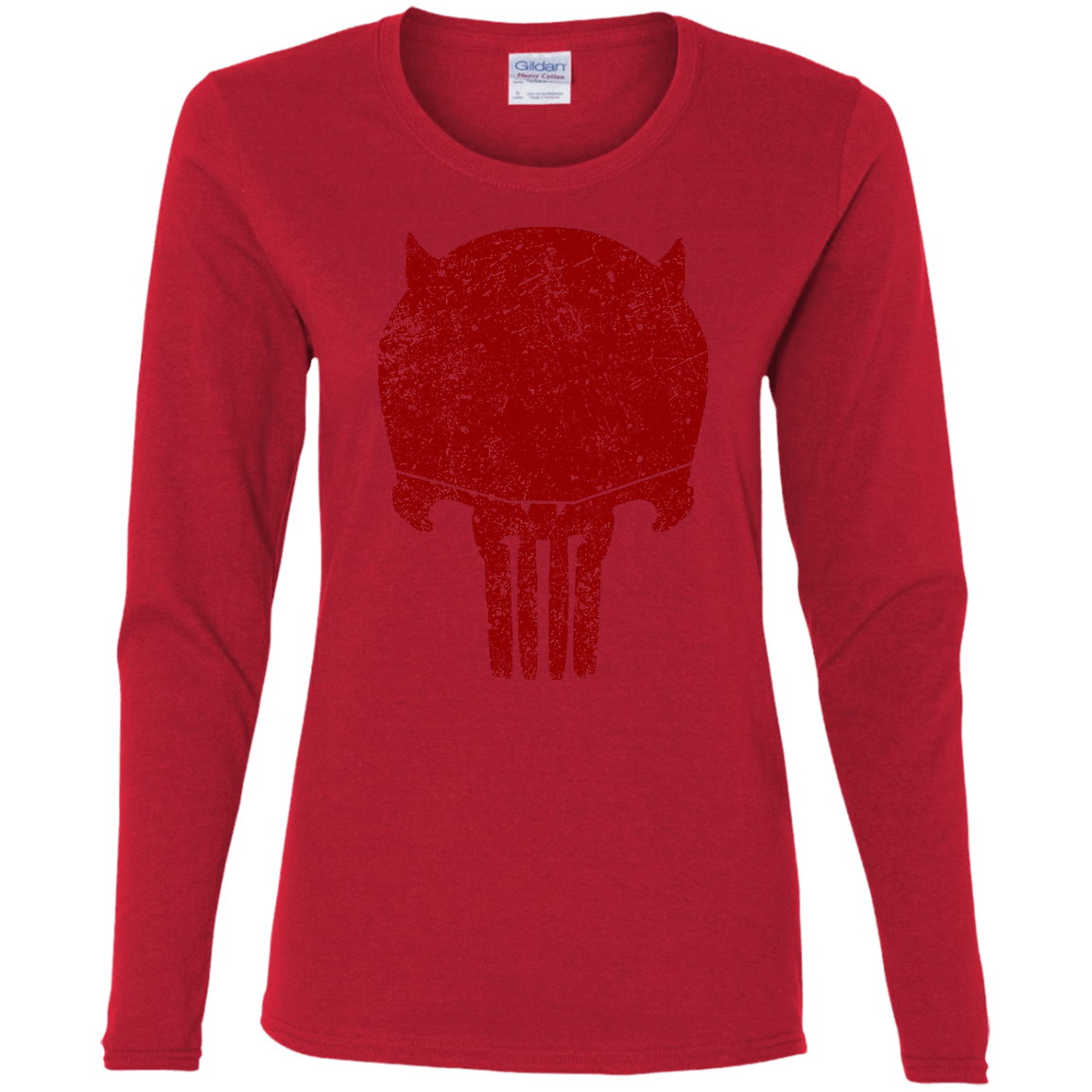 T-Shirts Red / S Punishurdock Women's Long Sleeve T-Shirt