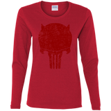 T-Shirts Red / S Punishurdock Women's Long Sleeve T-Shirt