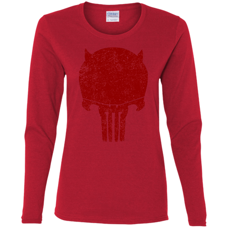 T-Shirts Red / S Punishurdock Women's Long Sleeve T-Shirt