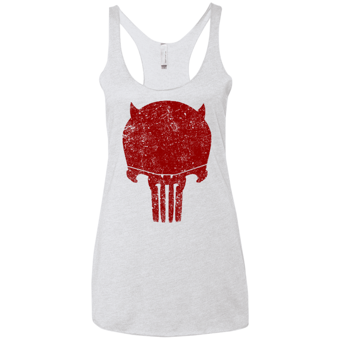 T-Shirts Heather White / X-Small Punishurdock Women's Triblend Racerback Tank