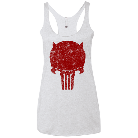 T-Shirts Heather White / X-Small Punishurdock Women's Triblend Racerback Tank