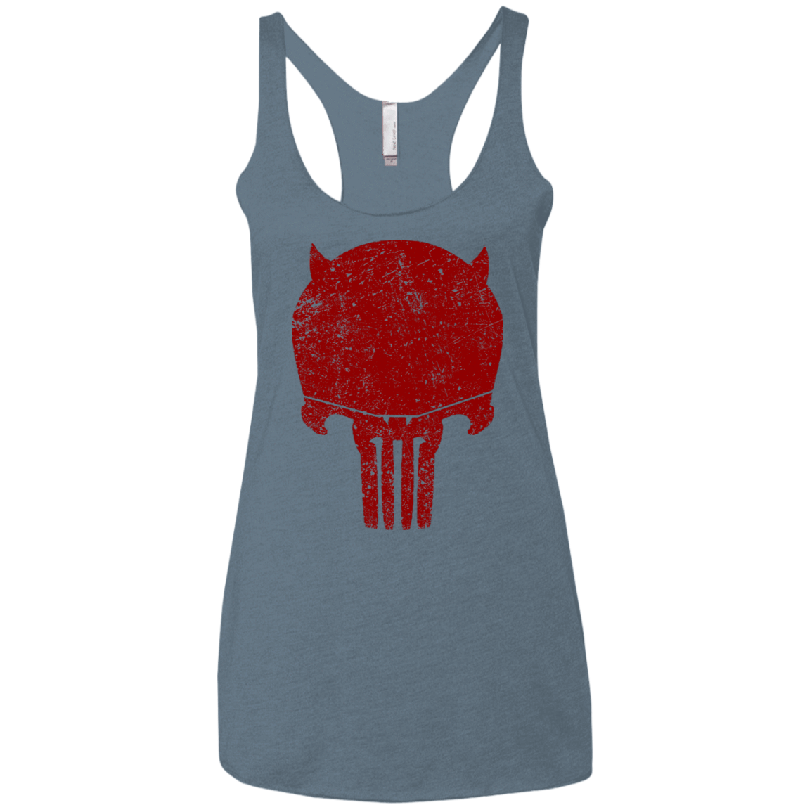 T-Shirts Indigo / X-Small Punishurdock Women's Triblend Racerback Tank