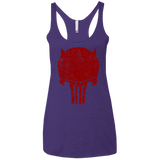 T-Shirts Purple Rush / X-Small Punishurdock Women's Triblend Racerback Tank