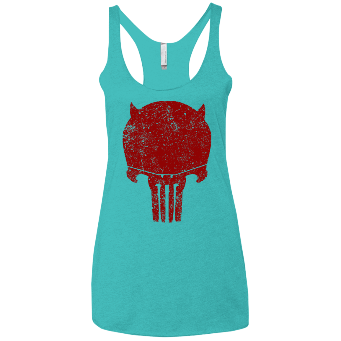 T-Shirts Tahiti Blue / X-Small Punishurdock Women's Triblend Racerback Tank