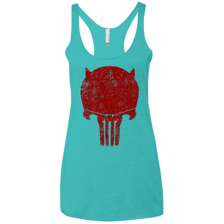 T-Shirts Tahiti Blue / X-Small Punishurdock Women's Triblend Racerback Tank