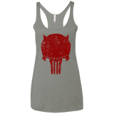 T-Shirts Venetian Grey / X-Small Punishurdock Women's Triblend Racerback Tank