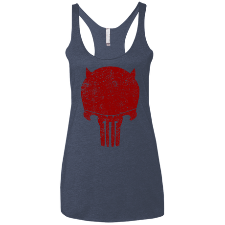 T-Shirts Vintage Navy / X-Small Punishurdock Women's Triblend Racerback Tank